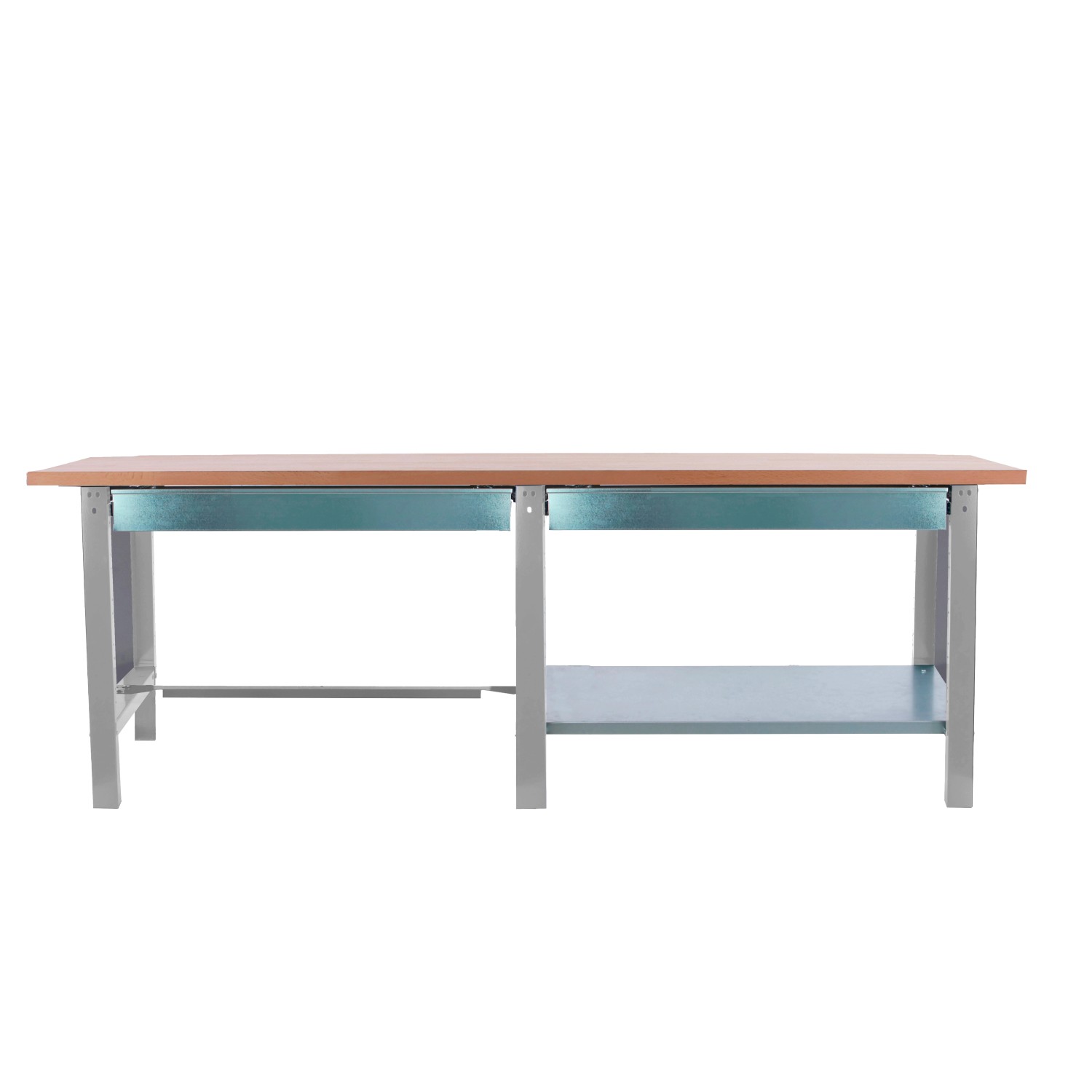 PROREGAL Werkbank BUFFALO WOOD Mit 2x Schublade HxBxT 86