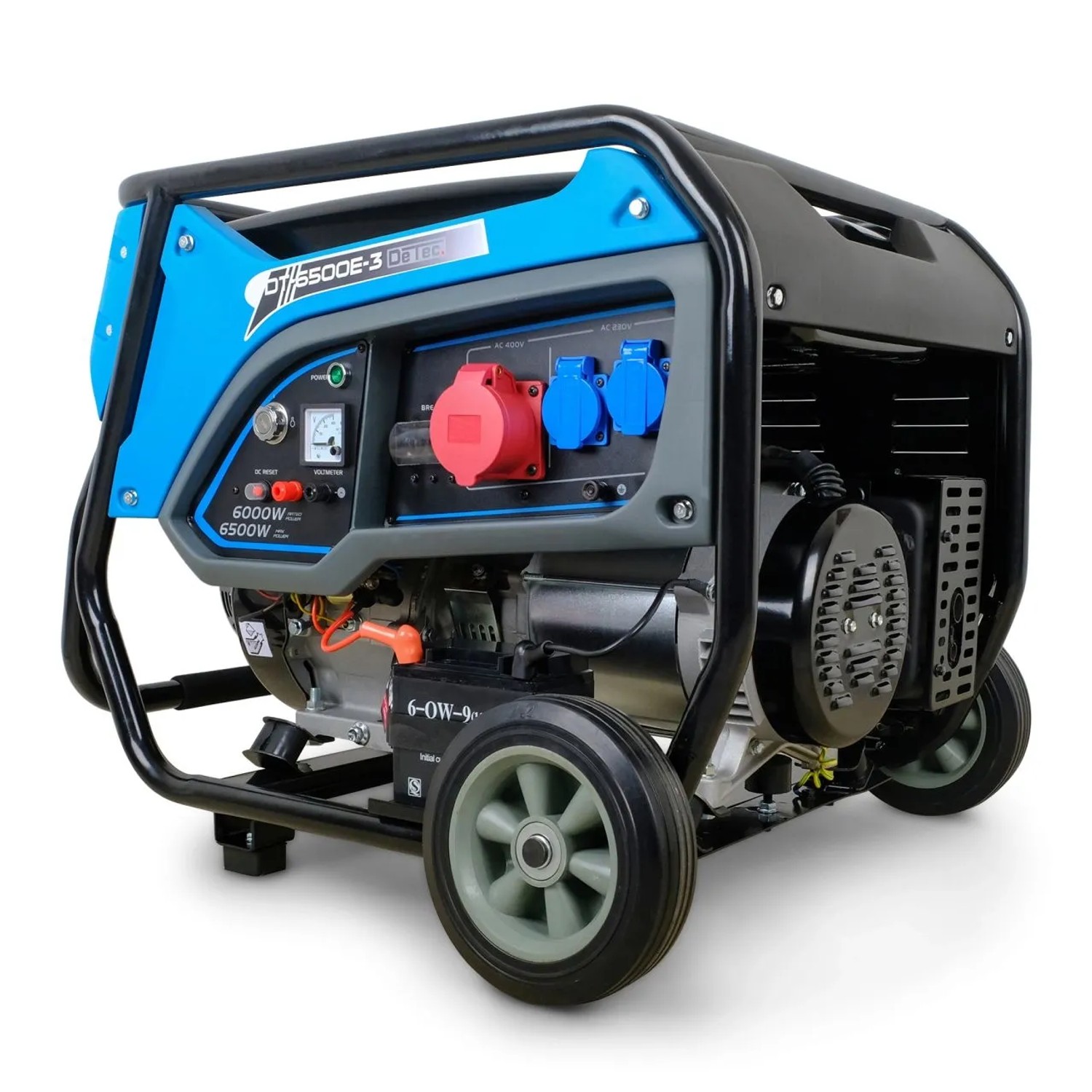 DeTec. Benzin Stromgenerator 15 PS Elektrostart Stromerzeuger 400V 2x 230V 6