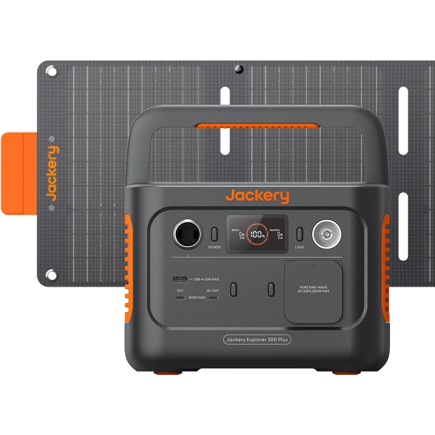 Jackery Powerstation Explorer 300 Plus Inkl. Solar Saga Mini 40 W