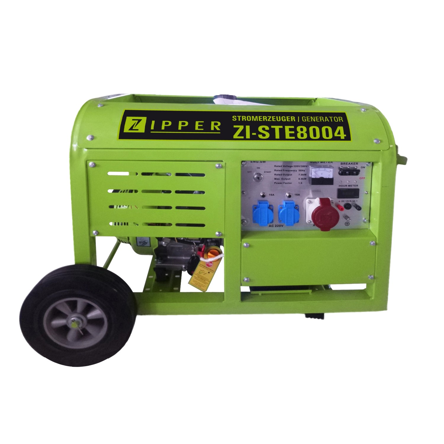 Zipper Stromerzeuger ZI-STE8004 Benzin 8 kW (10