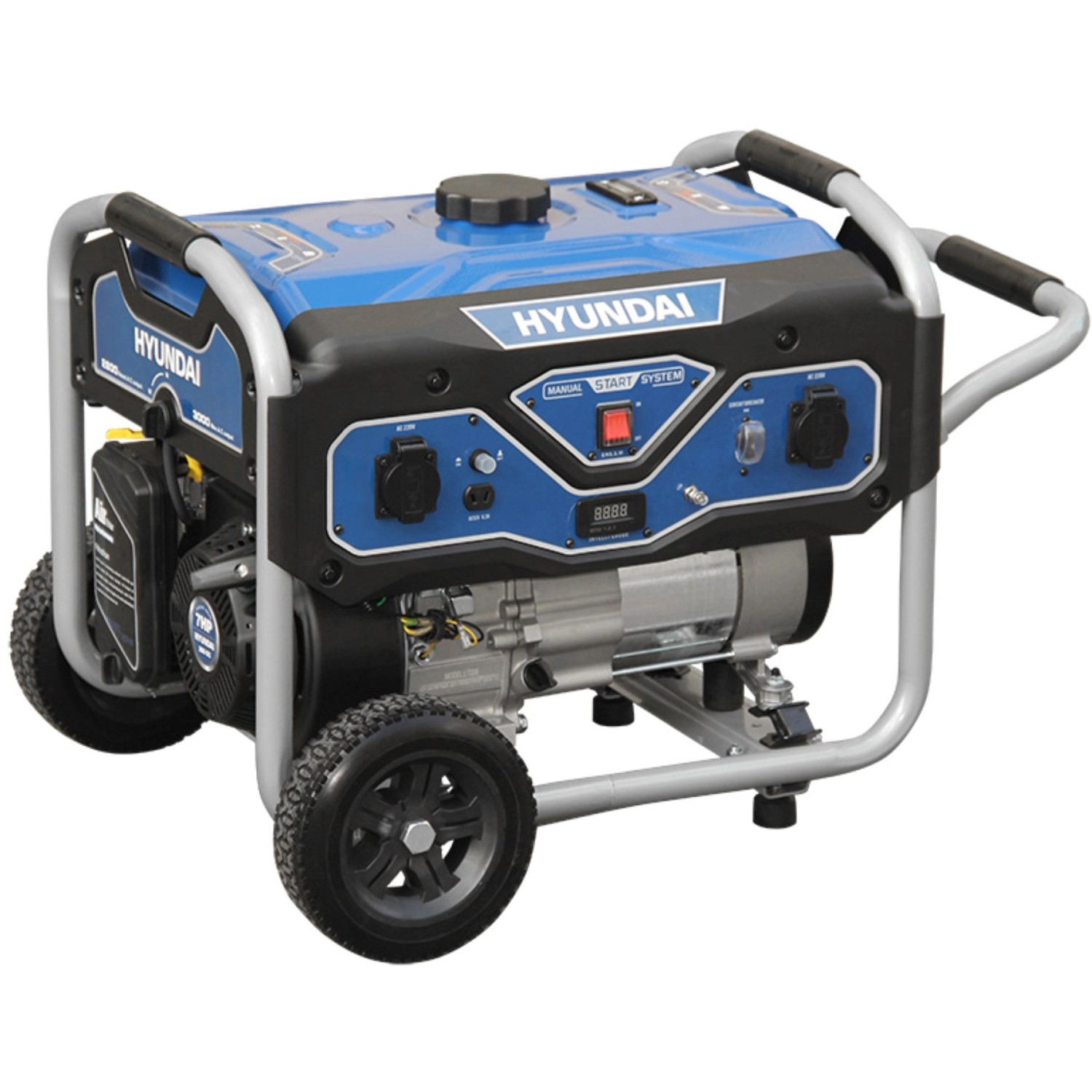 Hyundai Stromerzeuger/Benzin-Generator BG55051 mit 3 kW/7 PS