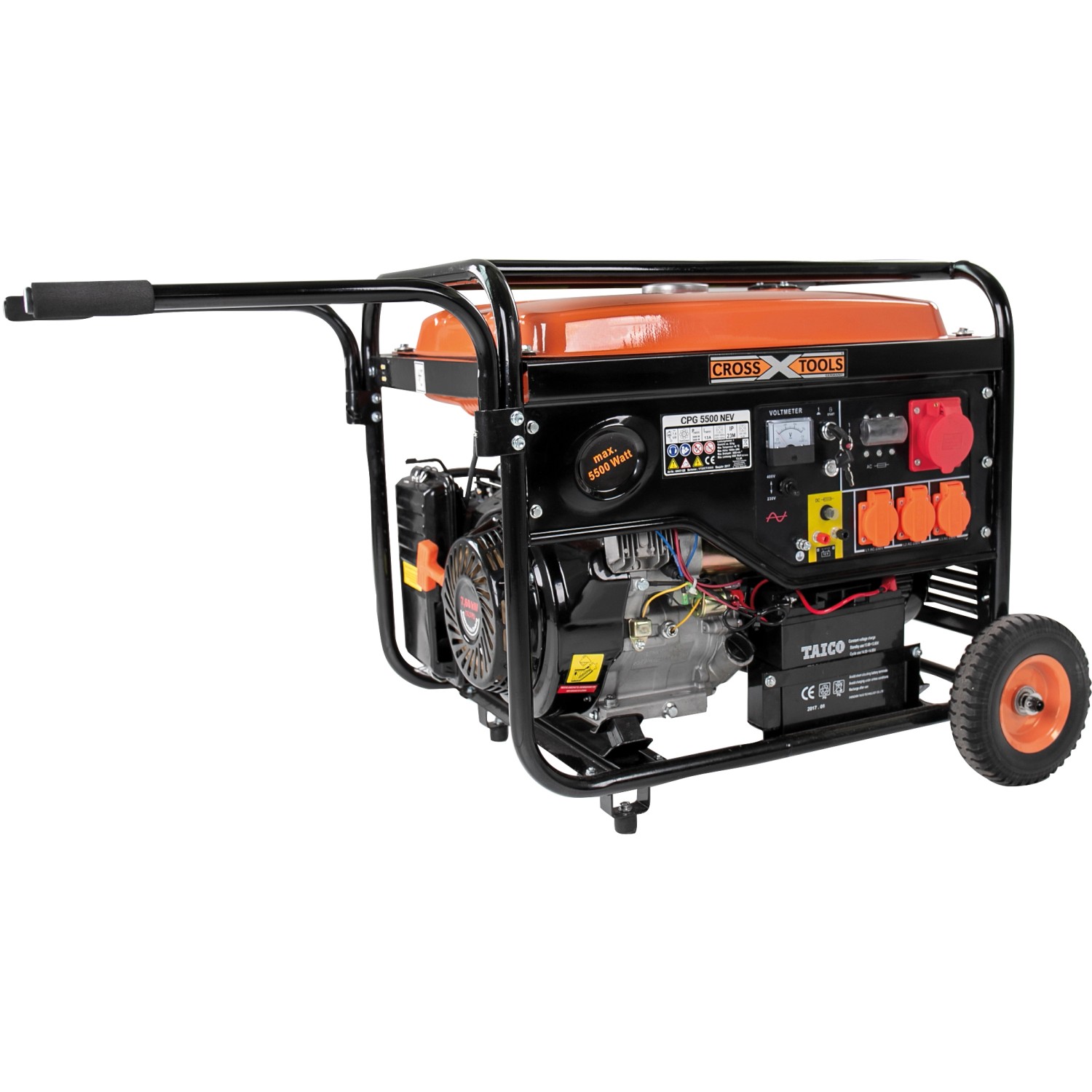 Cross Tools Benzin-Stromerzeuger CPG 5500 NEV