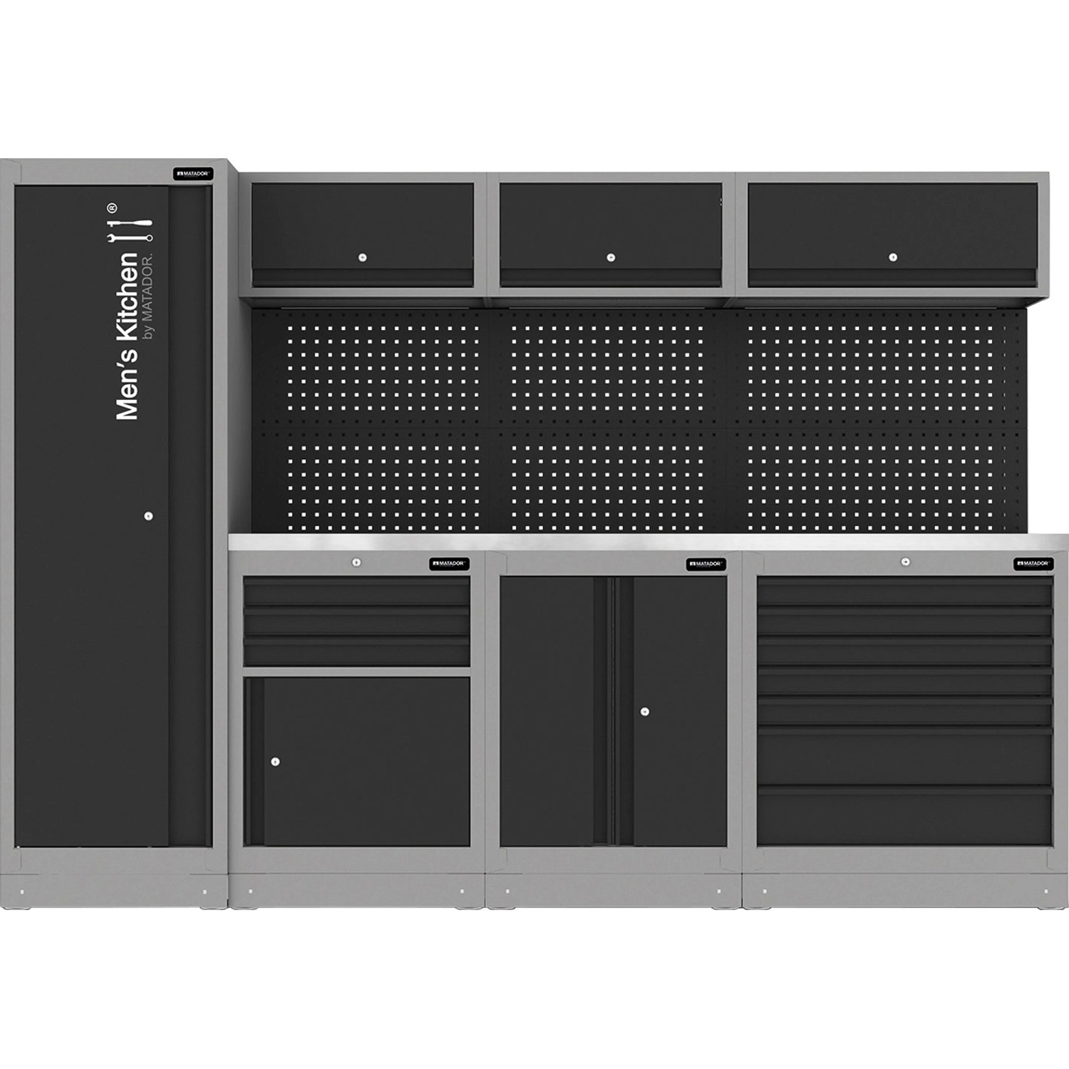 Matador Men's Kitchen Werkzeugwand Medium Edelstahl