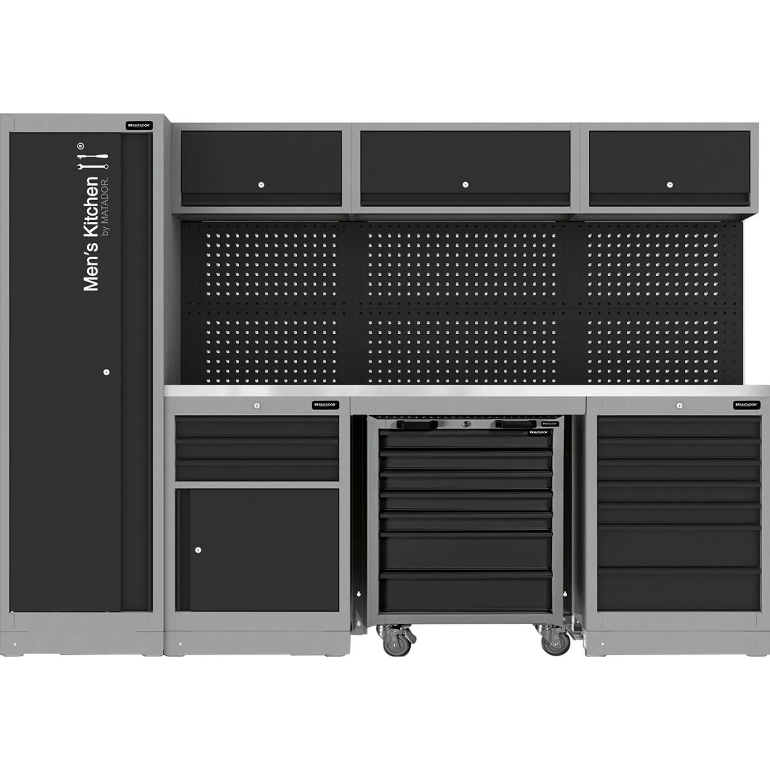 Matador Men's Kitchen Werkzeugwand Mobilo Edelstahl