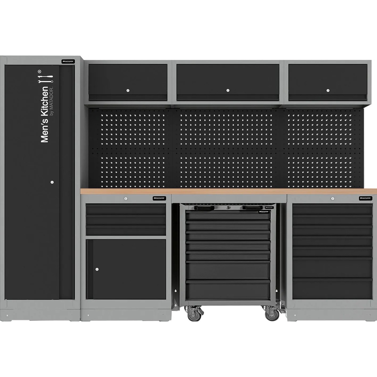 Matador Men's Kitchen Werkzeugwand Mobilo Buche
