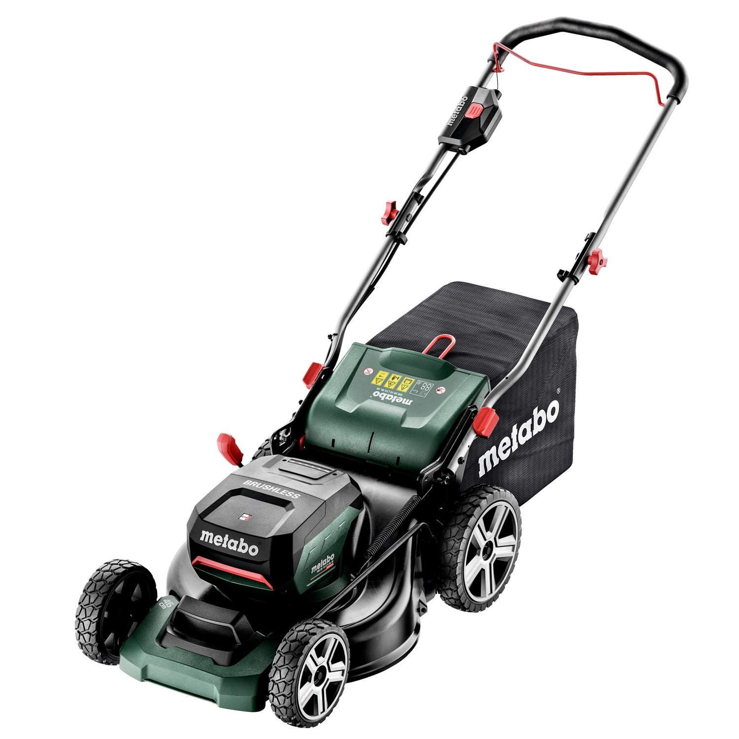 metabo Akku-Rasenmäher RM 36-18 LTX BL 46 mit 2 Akkupacks und Schnellladegerät