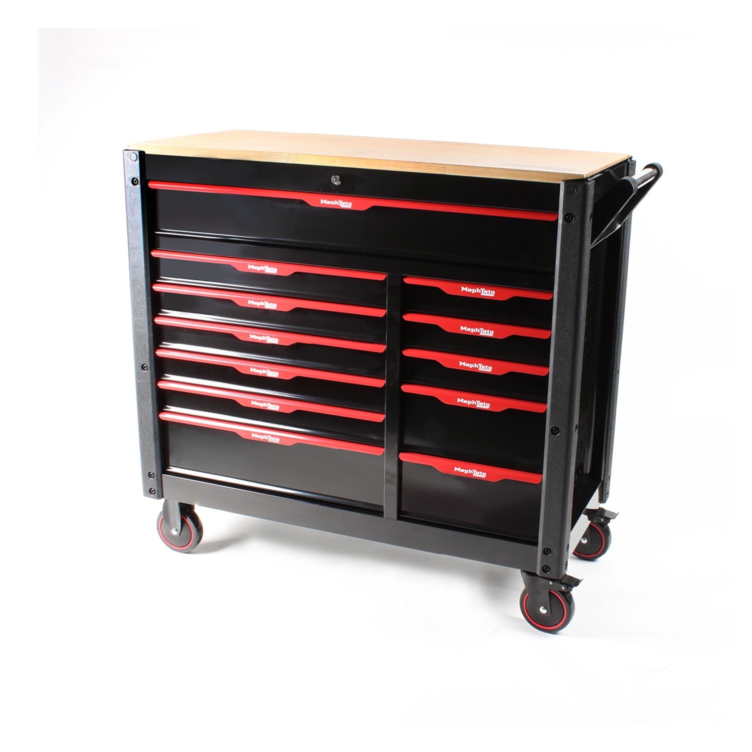 Mephisto Pro-Line Werkzeugwagen mit 12 Schubfächer Ohne Werkzeug